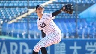 亜細亜大のドラフト上位候補右腕が7回途中1失点の快投！「打たれたらしょうがない」…スカウトの前で威力抜群の直球披露【東都】