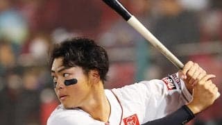 【楽天】ドラ７阪上翔也、通算13打席目で「とにかくうれしい」プロ初安打　６回上沢から右前打
