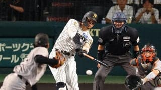 【阪神】ウソやろ…毎回出塁も無得点　５回は佐藤輝ライナーで中野戻れず併殺…でも６回大山同点弾！
