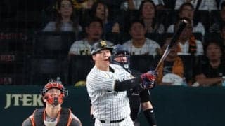 阪神　大山が３戦連発で４年ぶりの２０号到達　１死満塁で併殺打、１死一、三塁で浅い飛球の悔しさを晴らす同点弾　六回で試合は振り出しに戻る