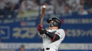 【ロッテ】「角さん触って」山口航輝が34号　千葉移転後最多本塁打ベニーの35本まであと１に