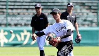 Ｖ目前の阪神　甲子園練習に小幡＆島田が合流　Ｖの使者となるか　登録なら島田は約４カ月ぶりの１軍昇格