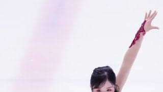 【フィギュア】中井亜美、目を丸く「まさか81点出せるとは」大技3A成功…２戦連続80点超え