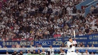【ロッテ】角中勝也、引退試合は３打席　第１打席は息子たちがアナウンス「僕たちのお父さん」