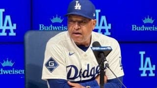 大谷翔平は「100％の状態ではない」　ド軍監督が明かす現状…PS先発明言も、本人は“自信アリ”
