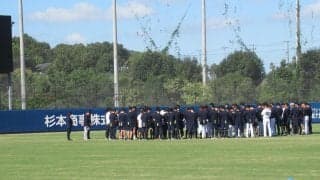 【オリックス】２軍が全体練習を４日ぶり再開、全員で９月30日に急逝の野上捕手へ黙祷捧げる