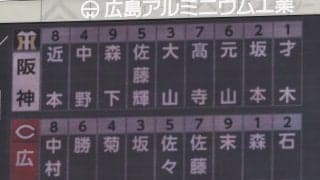 【阪神】さあ今日舞う！優勝M1でリーグ連覇に王手　注目の先発メンバーを発表／スタメン
