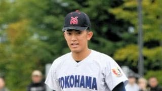 横浜・織田、国スポで155キロ　仲間の活躍に歓喜、進路は言及せず