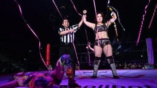 【東京女子】山下実優が遠藤有栖破りEVE王座V2、AEWのマリーナを次期挑戦者に指名
