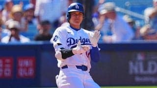 ド軍が地区S先勝　大谷翔平はPS初打席初安打…猛暑39度も打線が3発5得点の猛攻