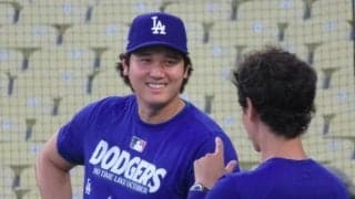 大谷翔平、プレーオフ初戦「２番ＤＨ」　対左腕打線　１番ベッツ　８番マンシー　地区シリーズ第１戦【ラインナップ】