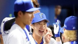【DeNA】度会隆輝が横浜高時代からの盟友の登場曲で打席へ　四球で出塁→先制のホームを踏む