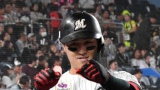 ロッテ　山口航輝が２打席連発３７号アーチ　千葉移転後の球団最多本塁打記録更新　本塁打王のソフトバンク・栗原に３本差接近