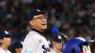 ヤクルトが広島に粋なメッセージ　試合後にスコアボードで辰見鴻之介の代走盗塁記録を称賛　広島ファンの応援にも感謝