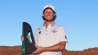 スマザーマンが逃げ切って初優勝 金谷拓実は26位