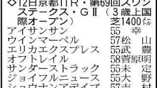 【スワンステークス展望】昨年覇者のオフトレイルが連覇へ　ライバルは前めで運ぶ牝馬勢