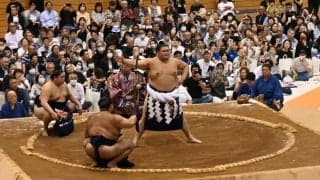 大の里が秋巡業に参加　秋場所優勝し１週間の休みの間にサッカー日本代表を現地観戦、刺激受ける