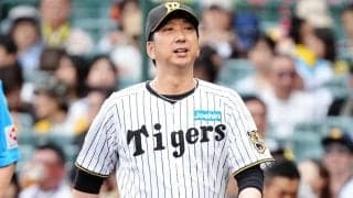 連覇の阪神・藤川監督、甲子園凱旋で胴上げ　準備万端のルーカスに「やめてください（笑）」