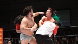 【新日本】ウルフアロンと藤田晃生が前哨戦でまた乱闘、王者ウルフ「必ずお前を捕らえてつぶす」