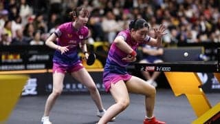 張本美和、早田ひな組、中国最強ペアから1ゲーム奪取も敗戦　“みわひな”ペアはアジア大会の雪辱ならず準優勝【チャイナスマッシュ2026】