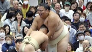 御嶽海、地元・長野での巡業で発奮　来場所は「２桁以上。また上にいきたい」