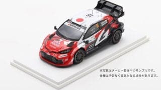 勝田貴元WRC2勝目記念！ ラリープラス特注Spark製1/43トヨタGRヤリス・ラリー1、予約受付中
