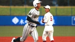 【高校野球】鶴岡東　８回コールドで準々決勝進出　先制３ランの押井壮斗「流れを持って来れた」