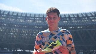 【陸上】男子800M歴代２位のクレイ・アーロン竜波「うれしくて光栄」ニューバランスとの契約発表