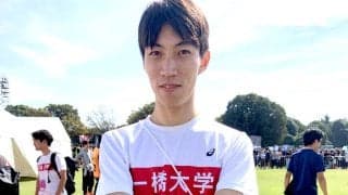 【箱根予選会】一橋大初の箱根路へ　元球児の有川紘樹が力走で関東学生連合入り濃厚　両腕に書かれたエールが力をくれた