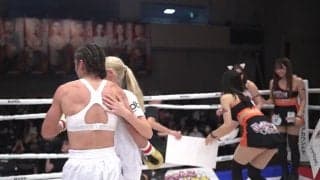 女子キック王座戦でまさかの事態