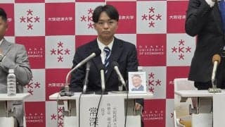【ドラフト】阪神３位大経大・常深颯大「一番に報告したかった」前監督の遺影胸に活躍誓う