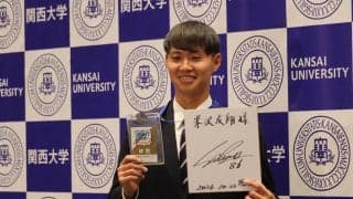 【ロッテ】ドラ１関大左腕・米沢友翔「１年目から主戦として」新人王目指す　指名あいさつ