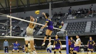 男子・雄物川は安定した試合運び　女子・秋田令和は着実なブロック　春高バレー秋田決勝