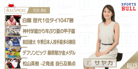 ブルステリハ0721　キャスター：サヤカ