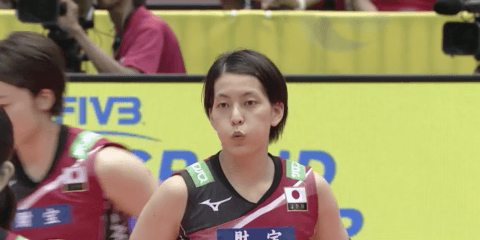 09/05 日本vs韓国　第2セットハイライト