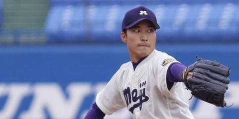 明大　開幕前インタビュー　水野匡貴