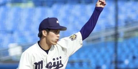 明大　エース・齊藤が113球完封！　早大に３-０で白星発進