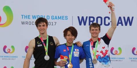 緒方良行が唯一の完登で優勝！野中生萌も２位に「ワールドゲームズ」