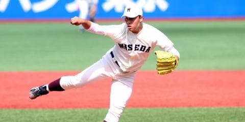 早大　柳澤が９回１失点で完投！投打かみ合い待望の勝ち点１を獲得／東大２回戦