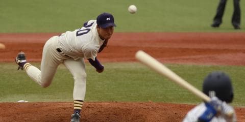 明大　４年生右腕・水野が完全復活！　大量11得点で春王者を２タテ