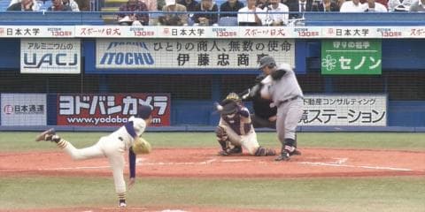 慶應・岩見（比叡山）歴代1位タイ4試合連続＆歴代4位タイ通算19号HR