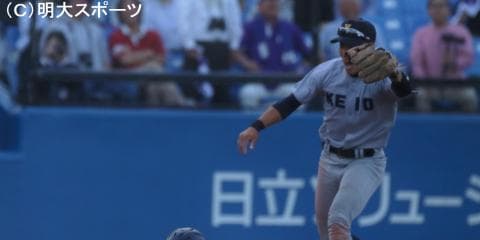 明大　まさかの幕切れ　慶大戦連敗で勝ち点を逃す／慶大2回戦