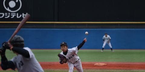 立大　熱戦の末　痛い敗北／慶大1回戦