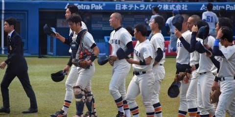 法大　投手陣がつかまりあわや敗戦の危機 最後は逃げ切りトーナメント初戦を突破する／フレッシュトーナメント