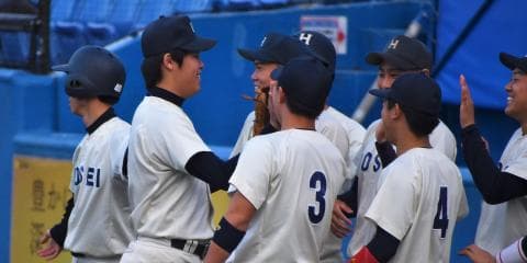 法大　延長タイブレークまでもつれる接戦！投手粘投で昨年秋に続く決勝進出を決めた！／フレッシュトーナメント