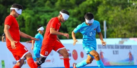 【フォトアルバム】ブラインドサッカーアジア選手権決勝　中国 vs イラン