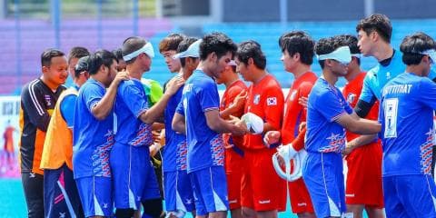 【フォトアルバム】ブラインドサッカーアジア選手権３位決定戦　タイ vs 韓国