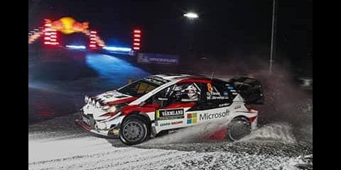 WRC 第2戦 ラリー・スウェーデン　タナックが1位、ラトバラが2位につける