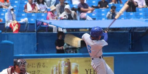 新堀(3年/麻布)に逆転3ランが飛び出すも終盤は決定打に欠ける