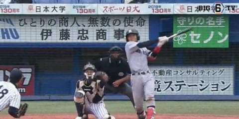 慶應・郡司 首位攻防戦で今季第1号！